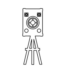 big speaker sound isolated icon vector illustration design