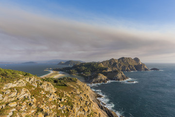 Cies Islands (Pontevedra, Spain).