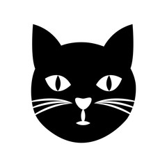 cute cat mascot isolated icon vector illustration design