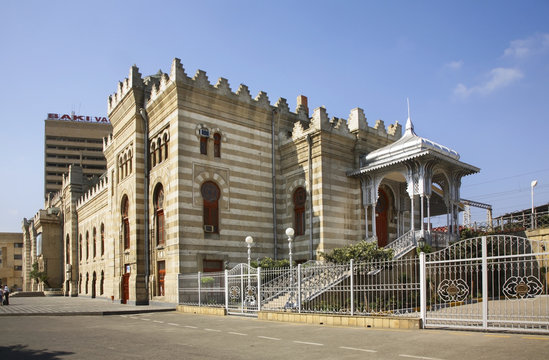 Railway station in Baku. Azerbaijan