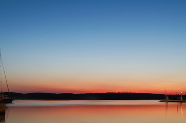 Bay Seascape at Dusk
