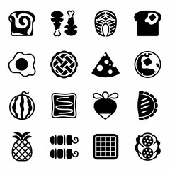 Vector Food icon set
