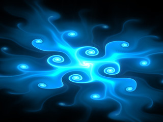 Abstract fractal background computer-generated image