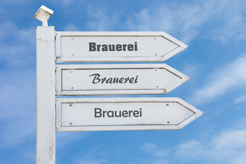 Schild 130 - Brauerei