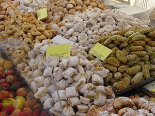 Barraca de doces a quilo