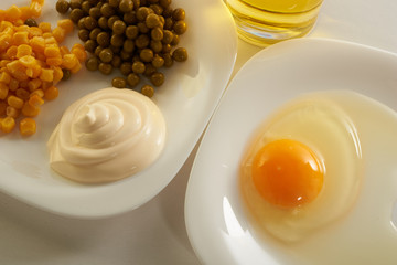 Egg mayonnaise salad oil
