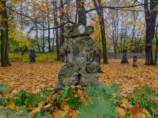 Autumn on the cementary