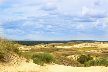 View of Dead Dunes, Nida, Klaipeda, Lithuania.