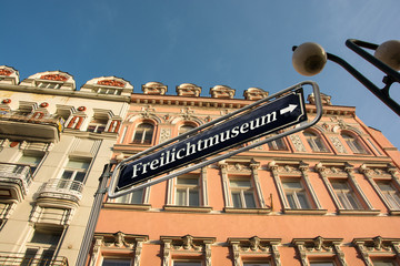 Schild 54 - Freilichtmuseum - obrazy, fototapety, plakaty