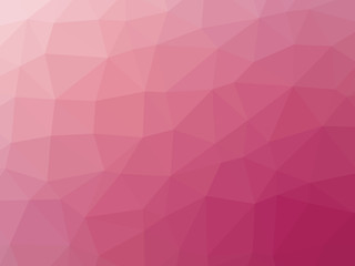 Abstract pink gradient low polygon shaped background