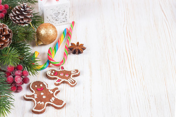 Christmas and New Year background