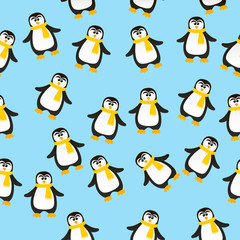 cute Christmas penguin