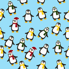 cute Christmas penguin