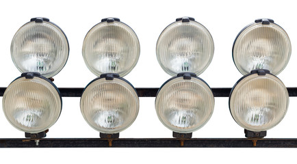 isolated flood light