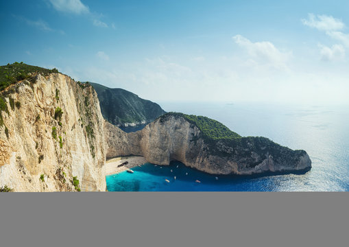 Shipwreck Bay, Zante, Greece