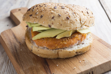 Hamburger  of sweet potato