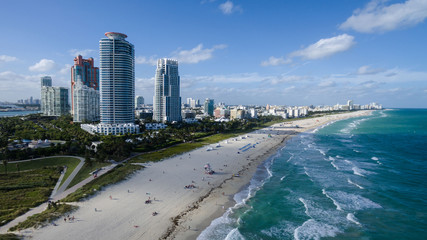 Naklejka premium South Pointe Park Miami Beach