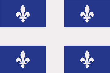 Flag of quebec - province of canada
