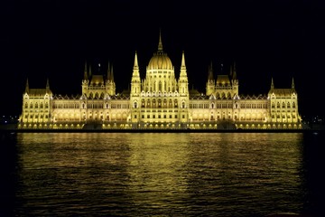 Budapest Parliament night