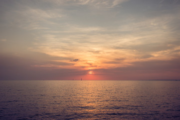 Beautiful Sunset Sea