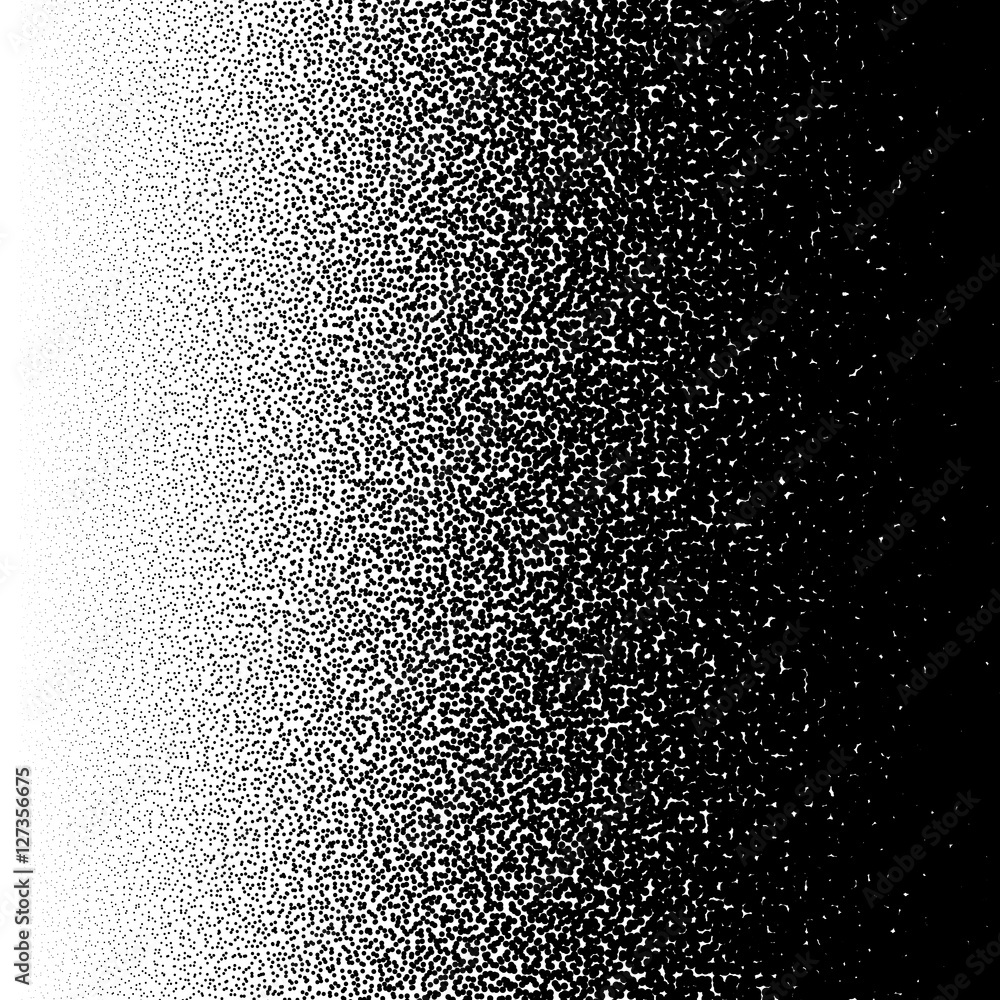 Aufkleber random halftone, pointillism pattern - irregular dots abstract m