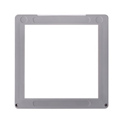 medium format slide frame isolated on white background