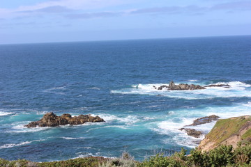 Pacific ocean, coastinle california