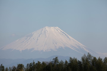韮崎からの富士山
