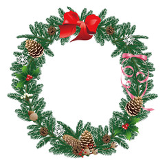 クリスマスリース　フレーム