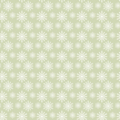 Snowflakes seamless pattern. Snow falls background. Vector illustration