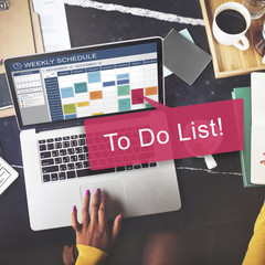 To Do List Memo Task Reminder Ideas Note Concept