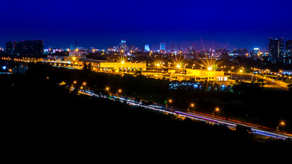 Naklejka premium Bangkok's night