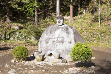 万治の石仏　"Mangi"stone Buddhist image