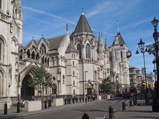 Naklejka premium London, Royal Courts of Justice