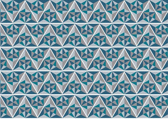 Blue and grey geometric pattern background; abstract modern graphic design