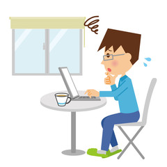 男性　PC　困る