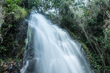 waterfall in movement