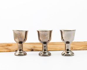 A small glass tumbler