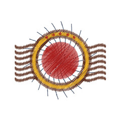 elegant frame drawing isolated icon vector illustration design