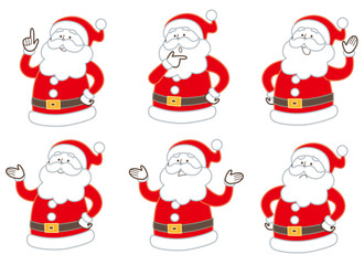 サンタクロース　ポーズ