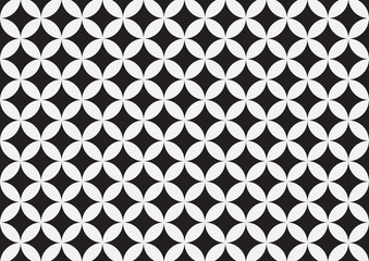 Black and grey geometric circle background | abstract retro patterns wallpaper | texture design