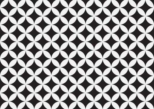 Black and grey geometric circle background | abstract retro patterns wallpaper | texture design