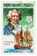 French navigator Louis de Bougainville and 