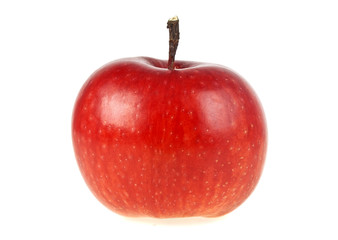 Red apple isolated on white background