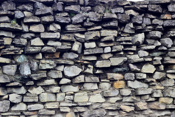 Texture of old stone wall