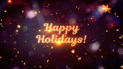 Winter holidays 3d rendering theme. Christmas mood.