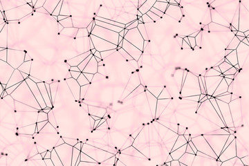 Abstract network connection background. Suitable for use in projects on imagination, creativity and design.