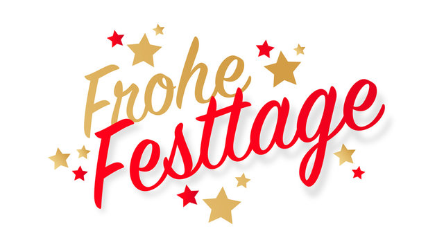 frohe Festtage