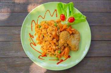 Thai food-American fried rice