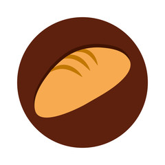 bread fresh bakery icon vector illustration graphic design